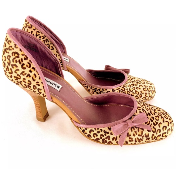 Steve Madden Shoes - Steve Madden Cheetah Mohair Groovie High Heels